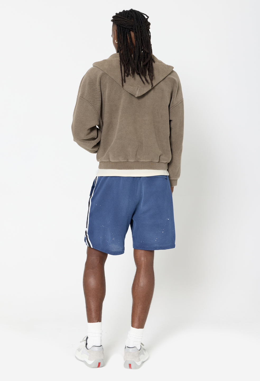 Reverse Terry Frances Full-Zip / Washed Oak