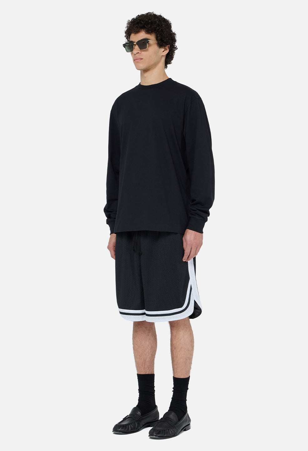 Core LS University Tee  / Black