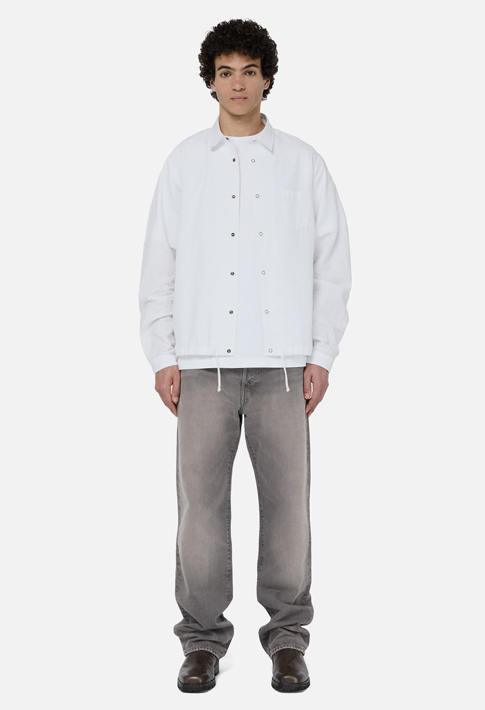 Gallery Snap Shirt / White