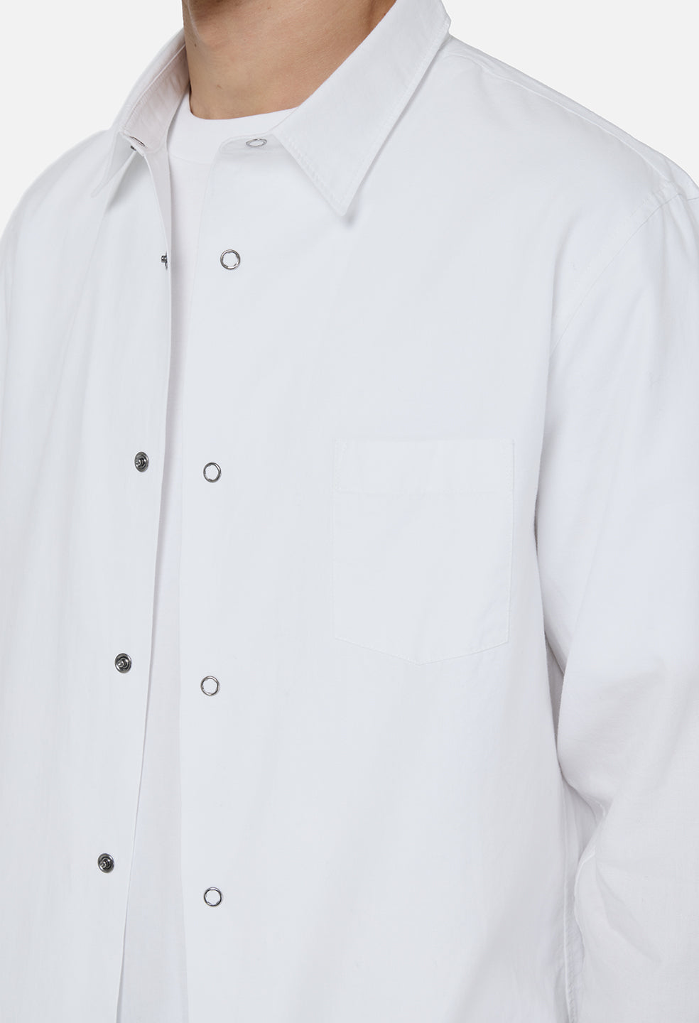 Gallery Snap Shirt / White