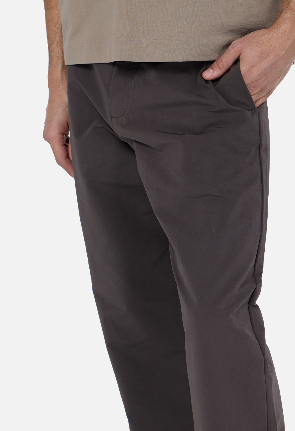 VERSION OF YOU♥︎NylonCargoPants/CHARCOAL Vero Brushed Nylon Lounge Pant / Charcoal