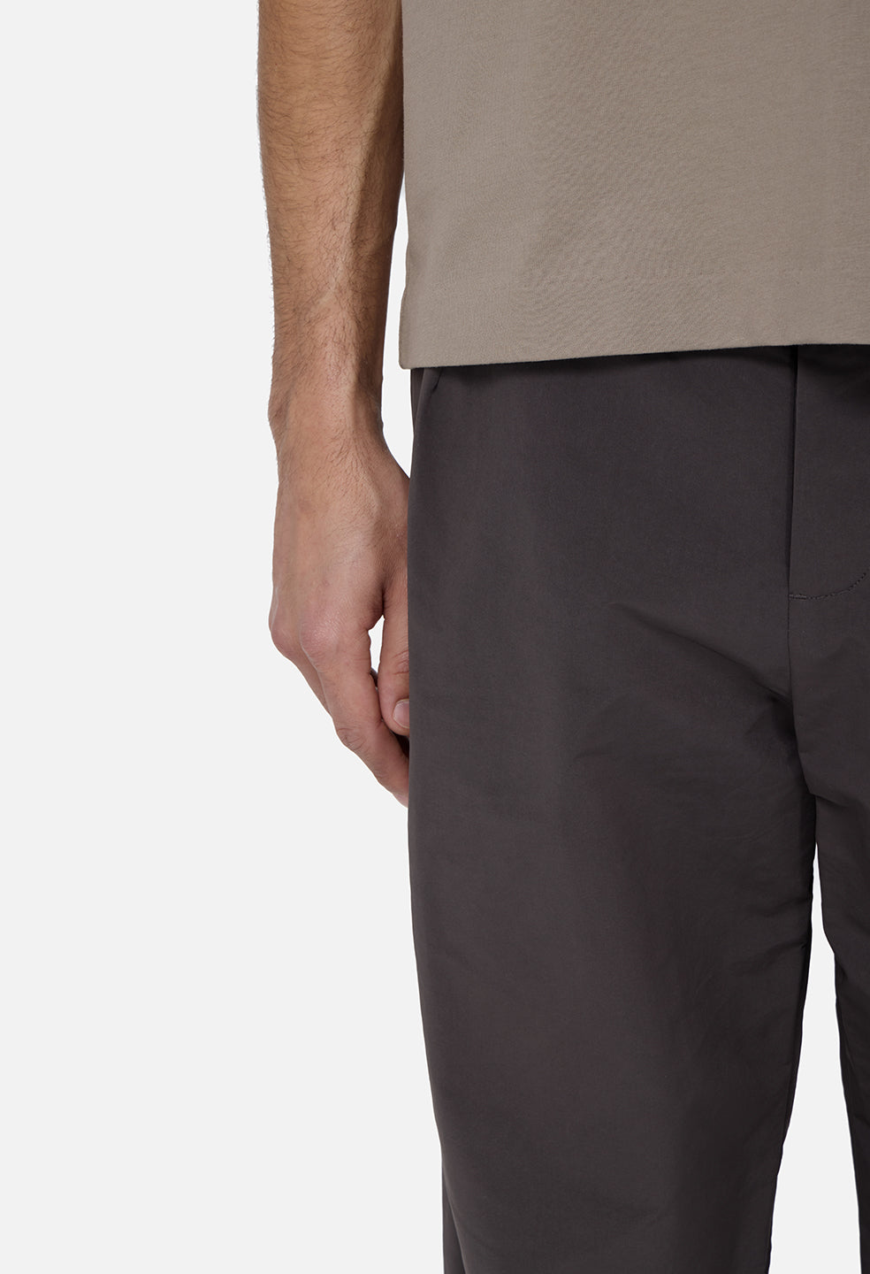 VERSION OF YOU♥︎NylonCargoPants/CHARCOAL Vero Brushed Nylon Lounge Pant / Charcoal