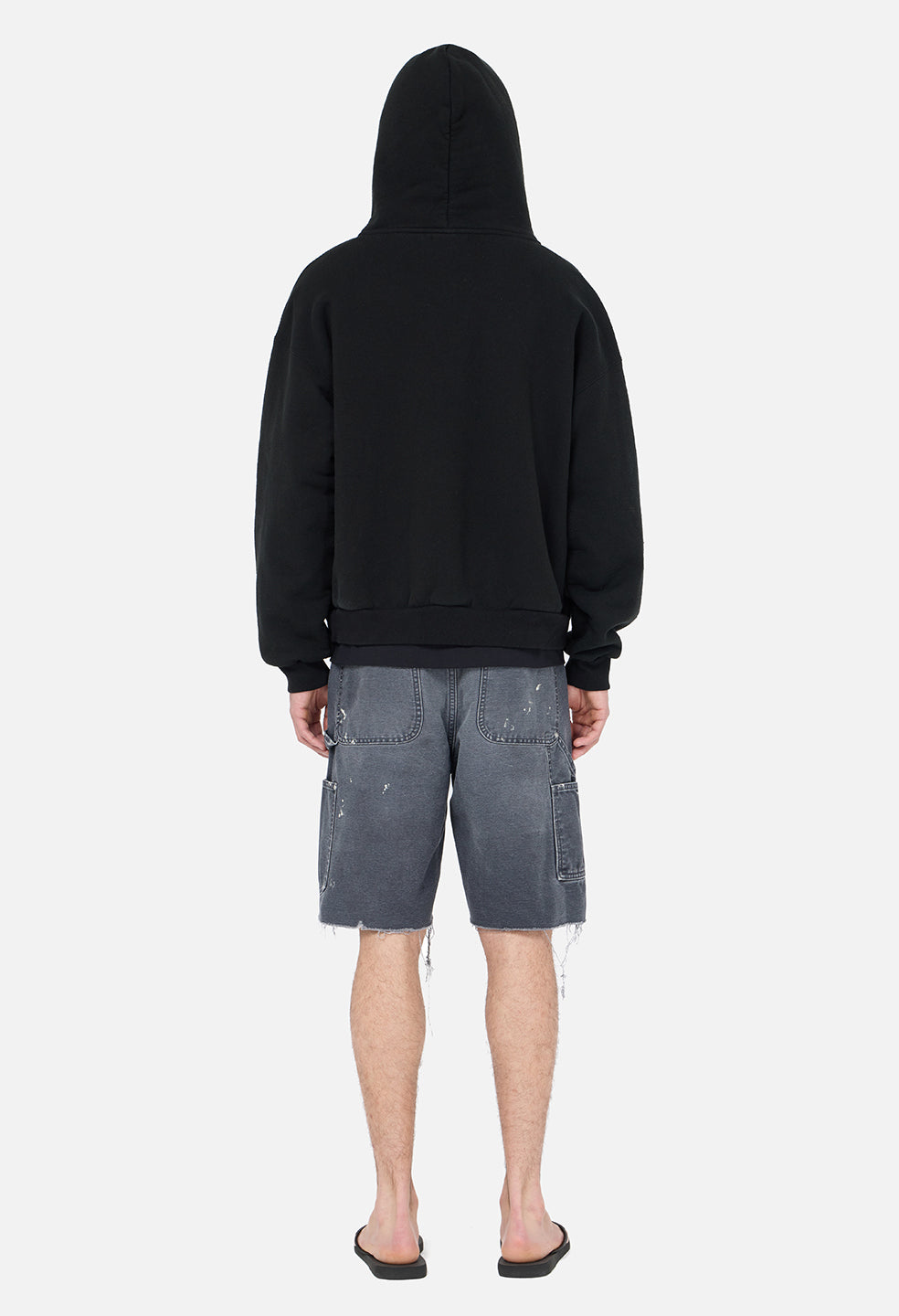 Silk Noil Full-Zip / Black
