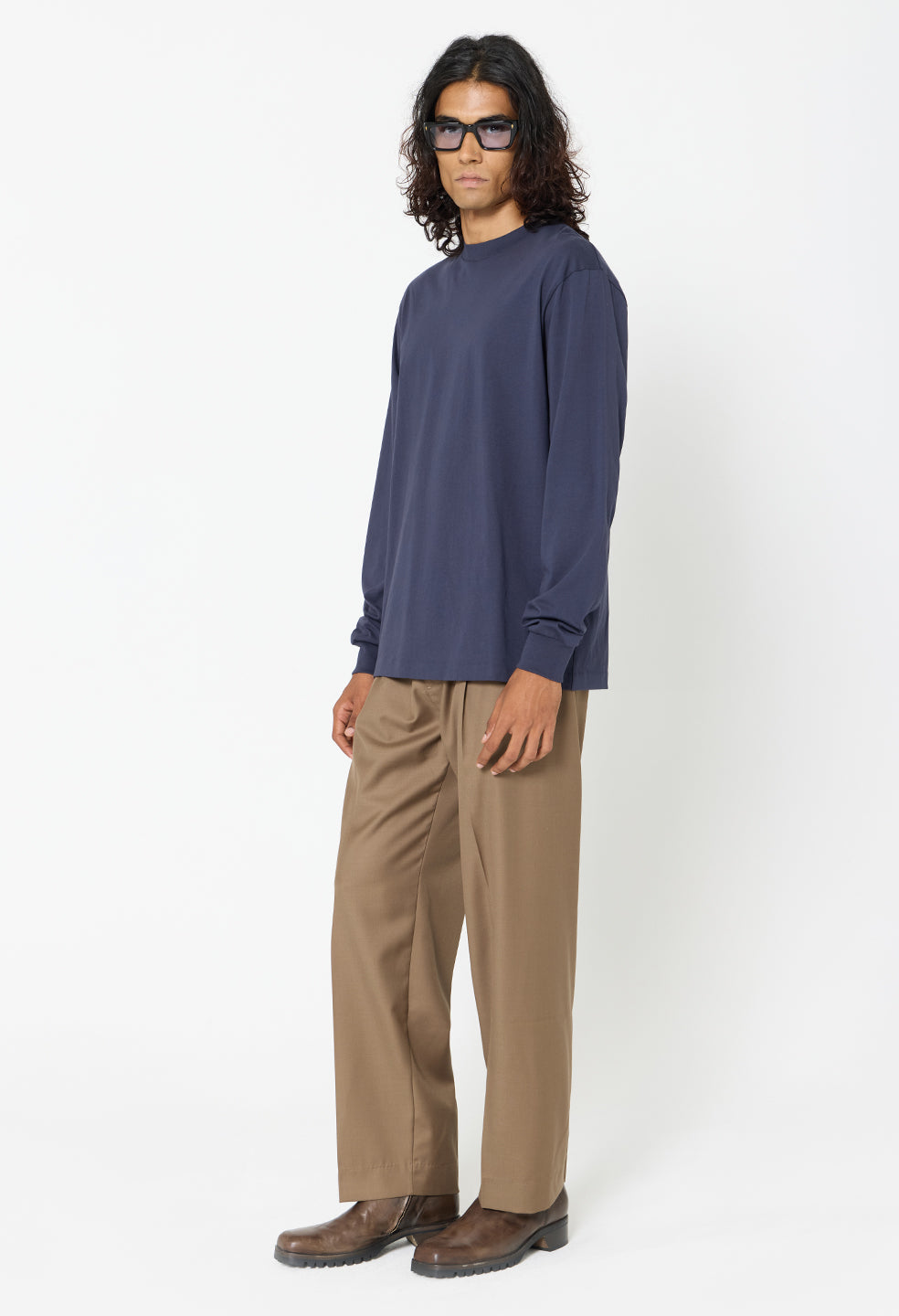 Core LS University Tee / Oxford Navy