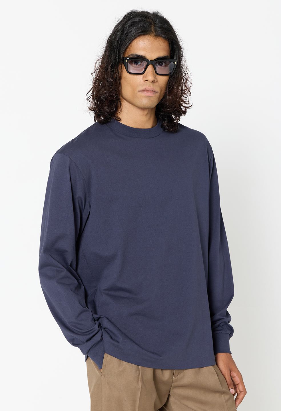 Core LS University Tee / Oxford Navy