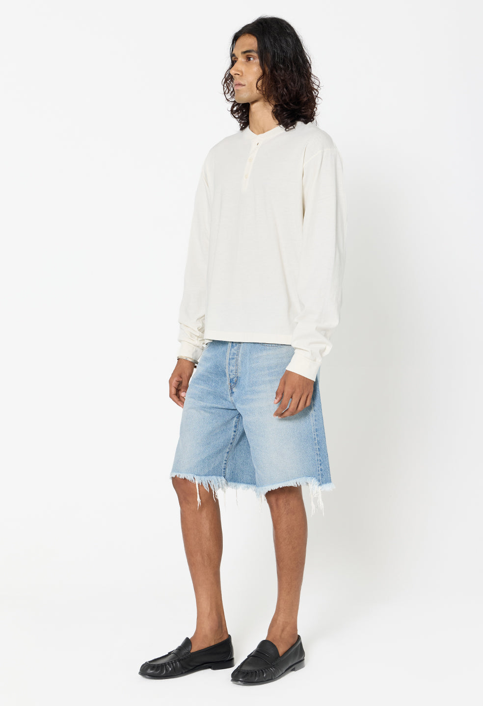 Air Spun Henley / Salt