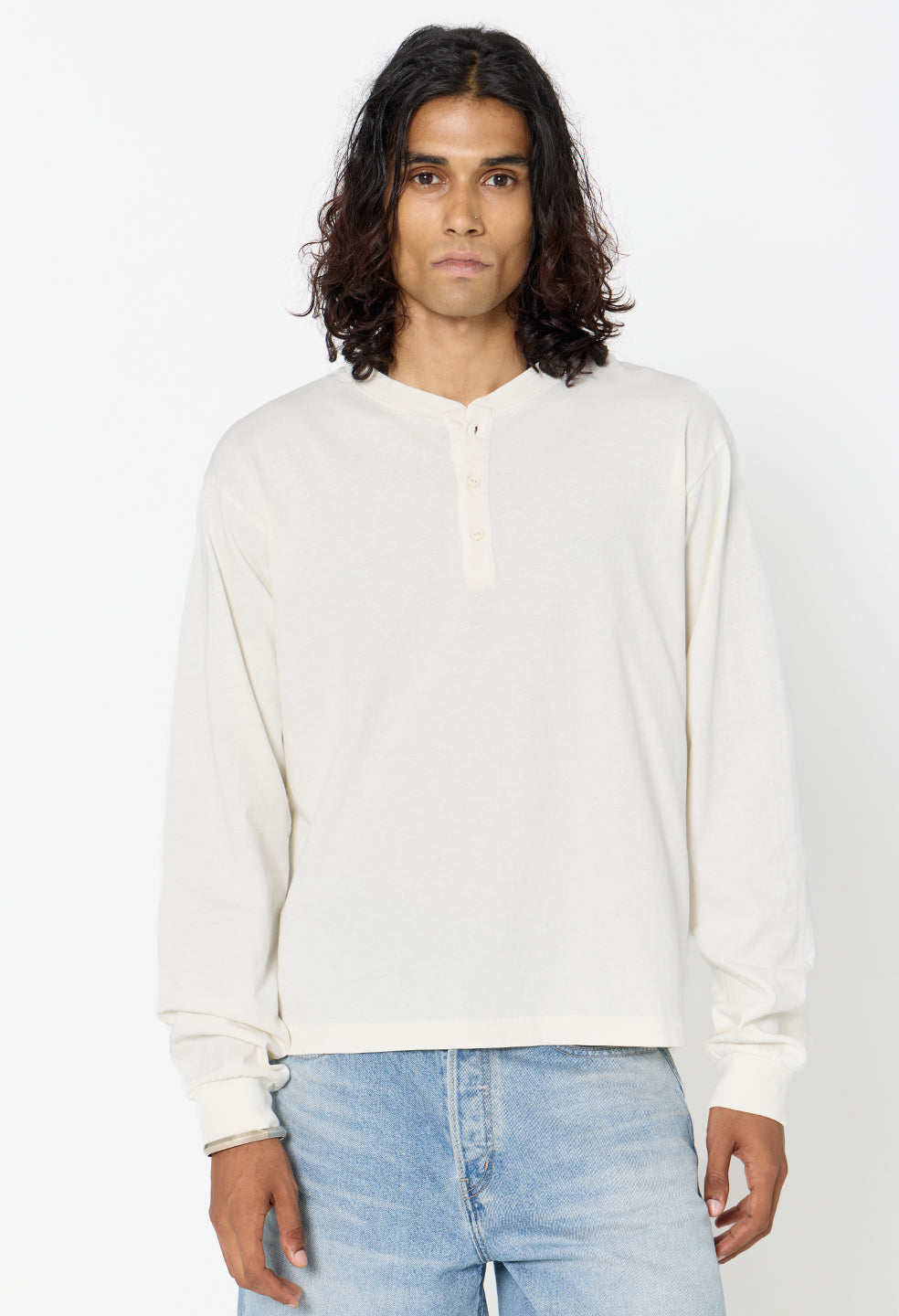 Air Spun Henley / Salt