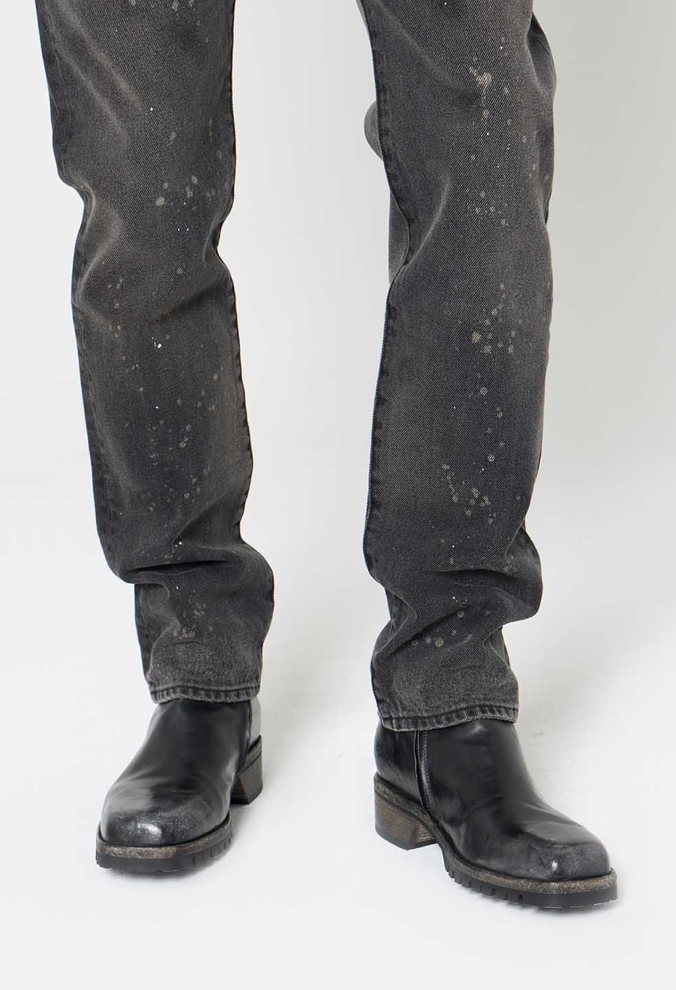 Square Toe Boot / Vintage Black