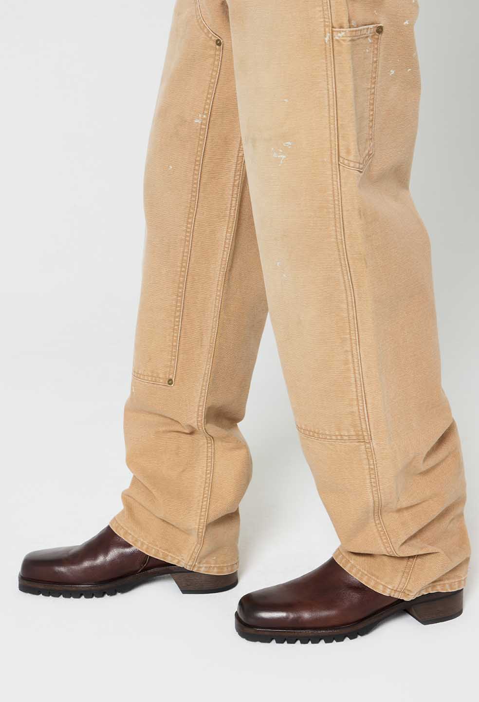 Square Toe Boot / Sepia