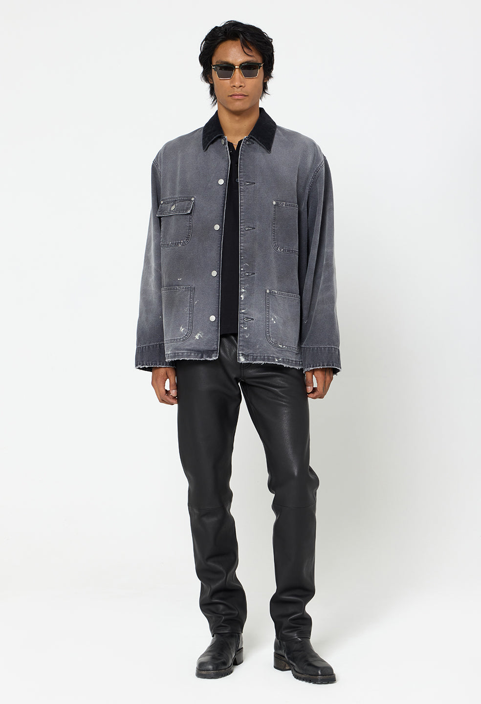 Desert Snow Field Jacket / Washed Black