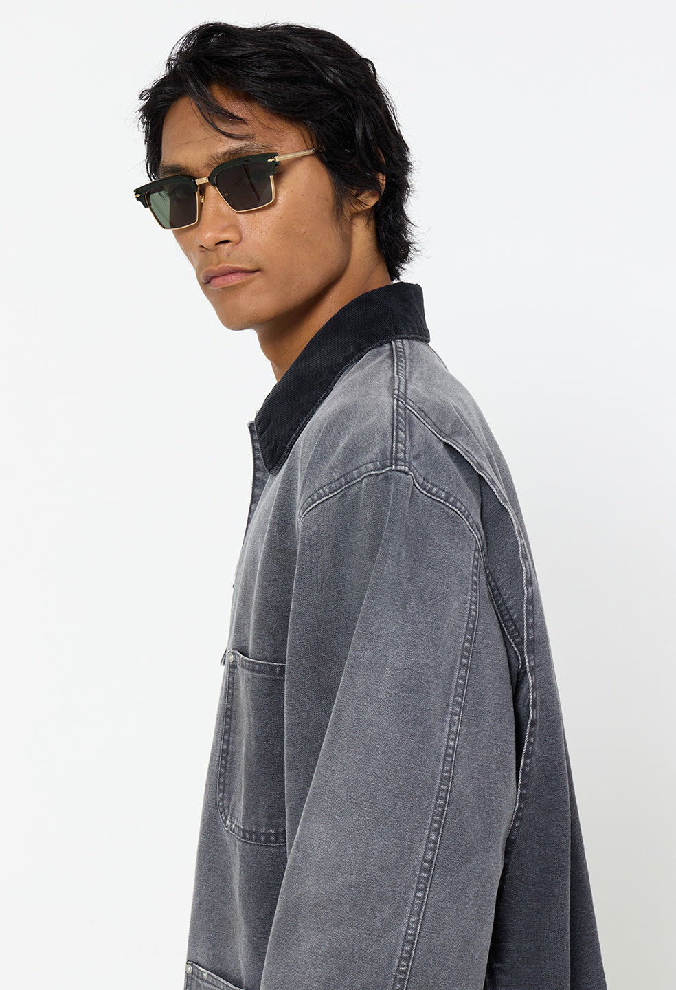 Desert Snow Field Jacket / Washed Black