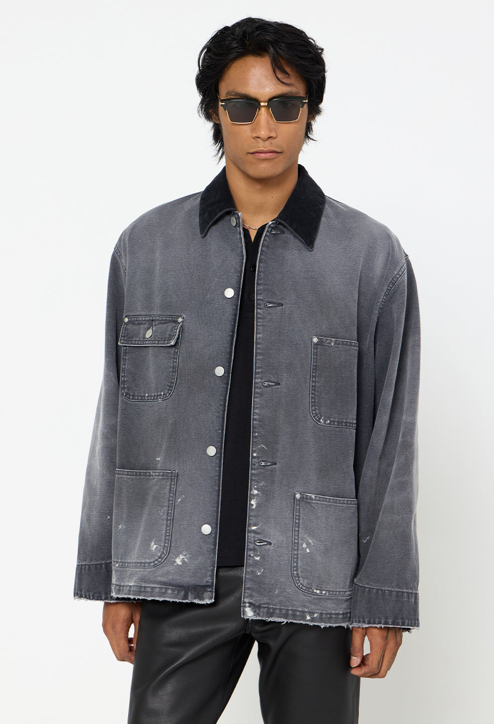 Desert Snow Field Jacket / Washed Black