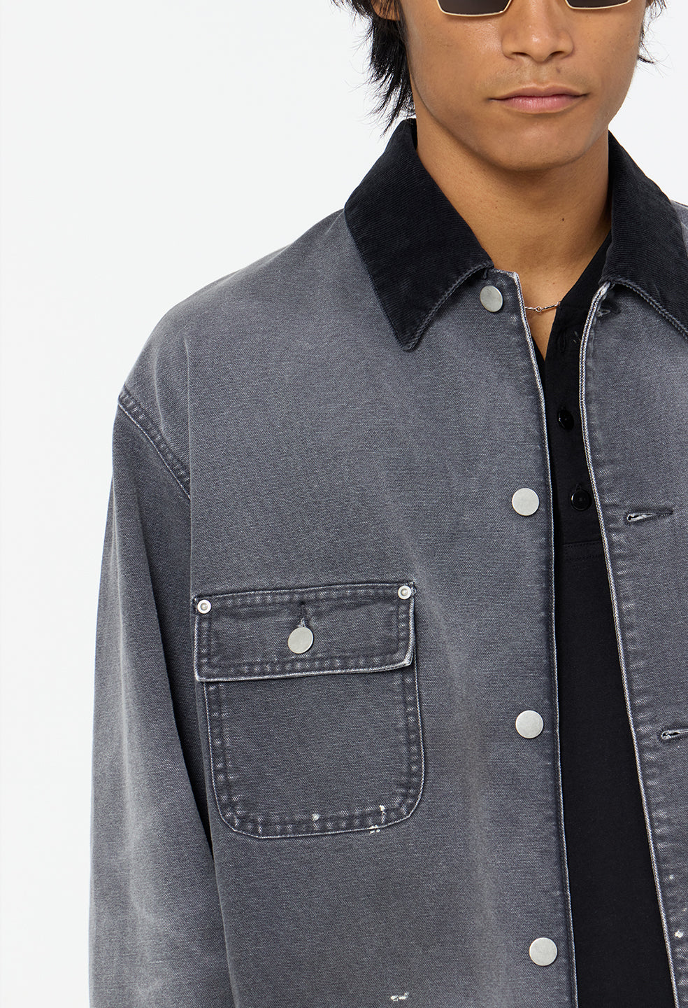 Desert Snow Field Jacket / Washed Black