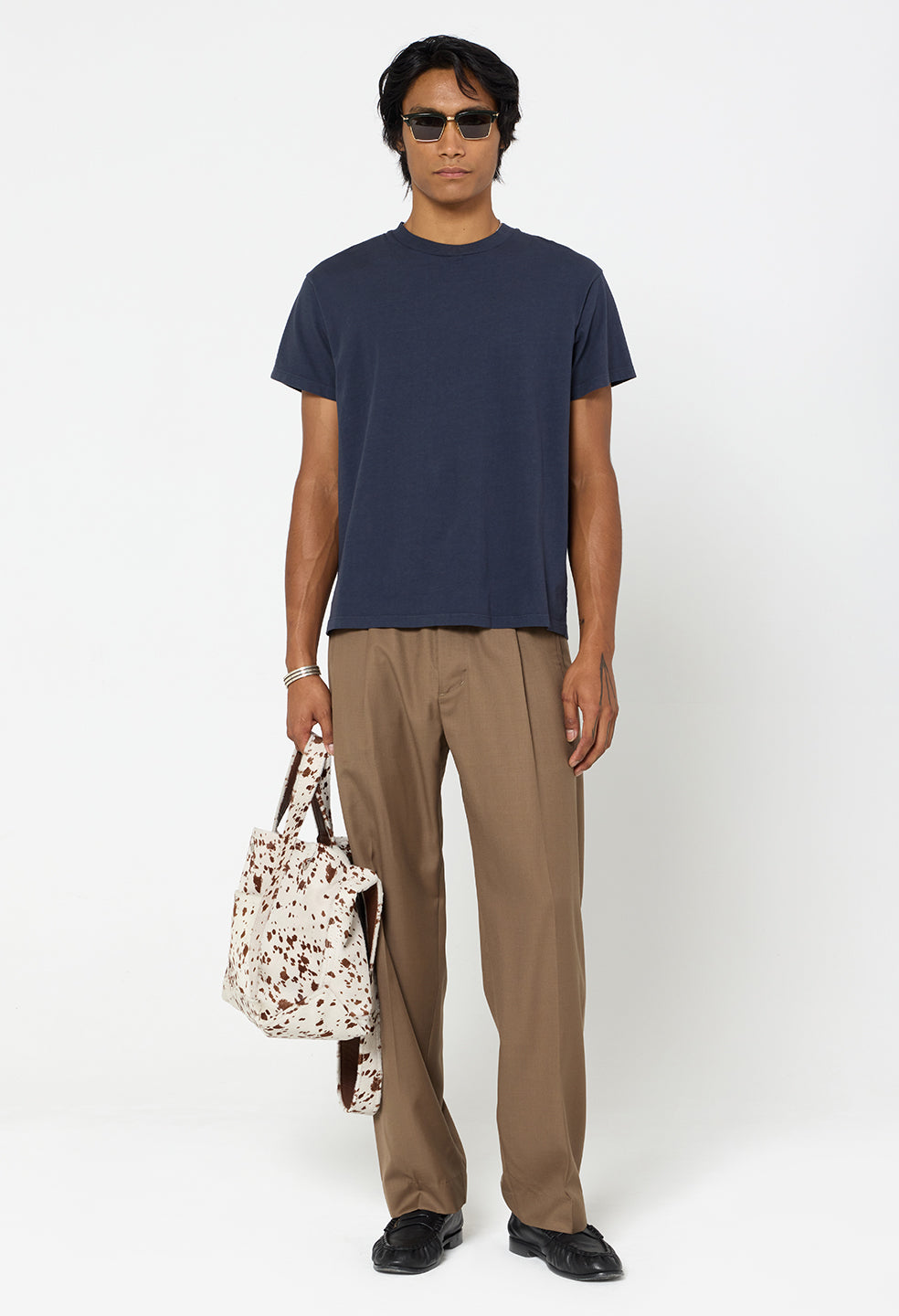 Air Spun Shrunken Tee / Oxford Navy