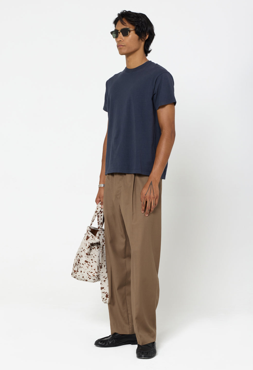 Air Spun Shrunken Tee / Oxford Navy