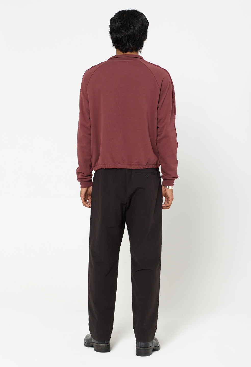 Track Half Zip / Oxblood