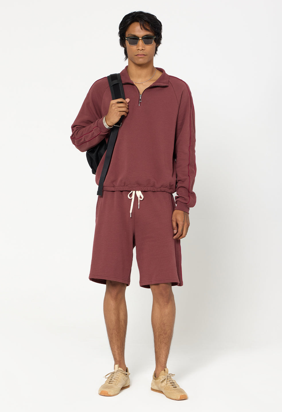 Track Shorts / Oxblood