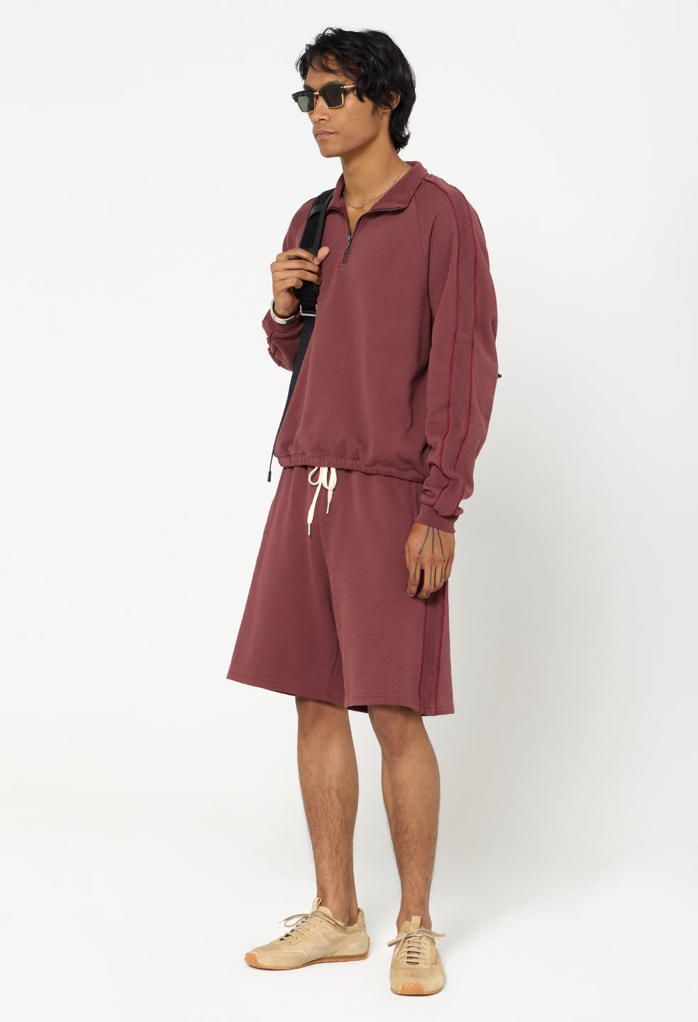 Track Shorts / Oxblood