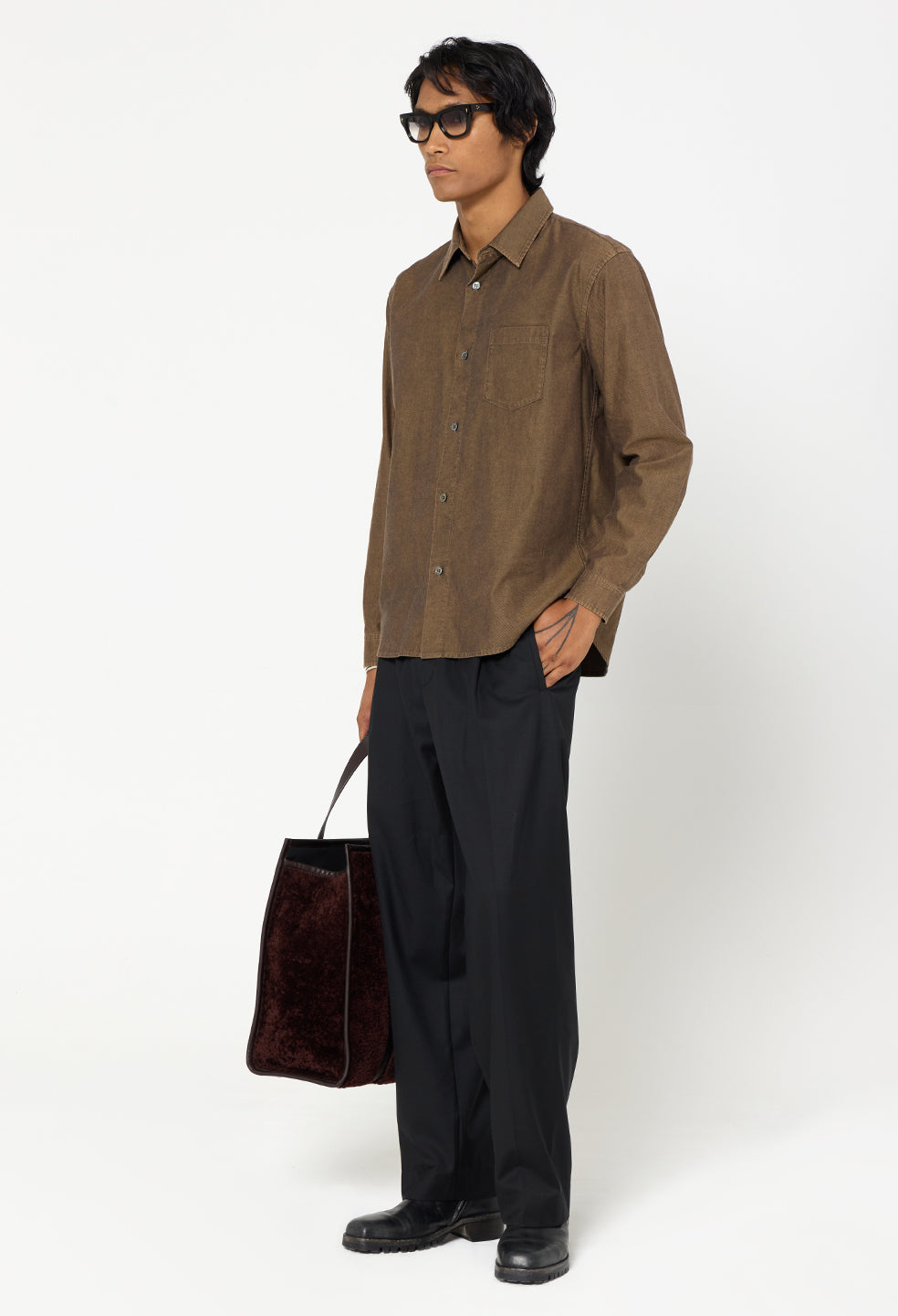 Kersey Cloak Button Up / Mocha