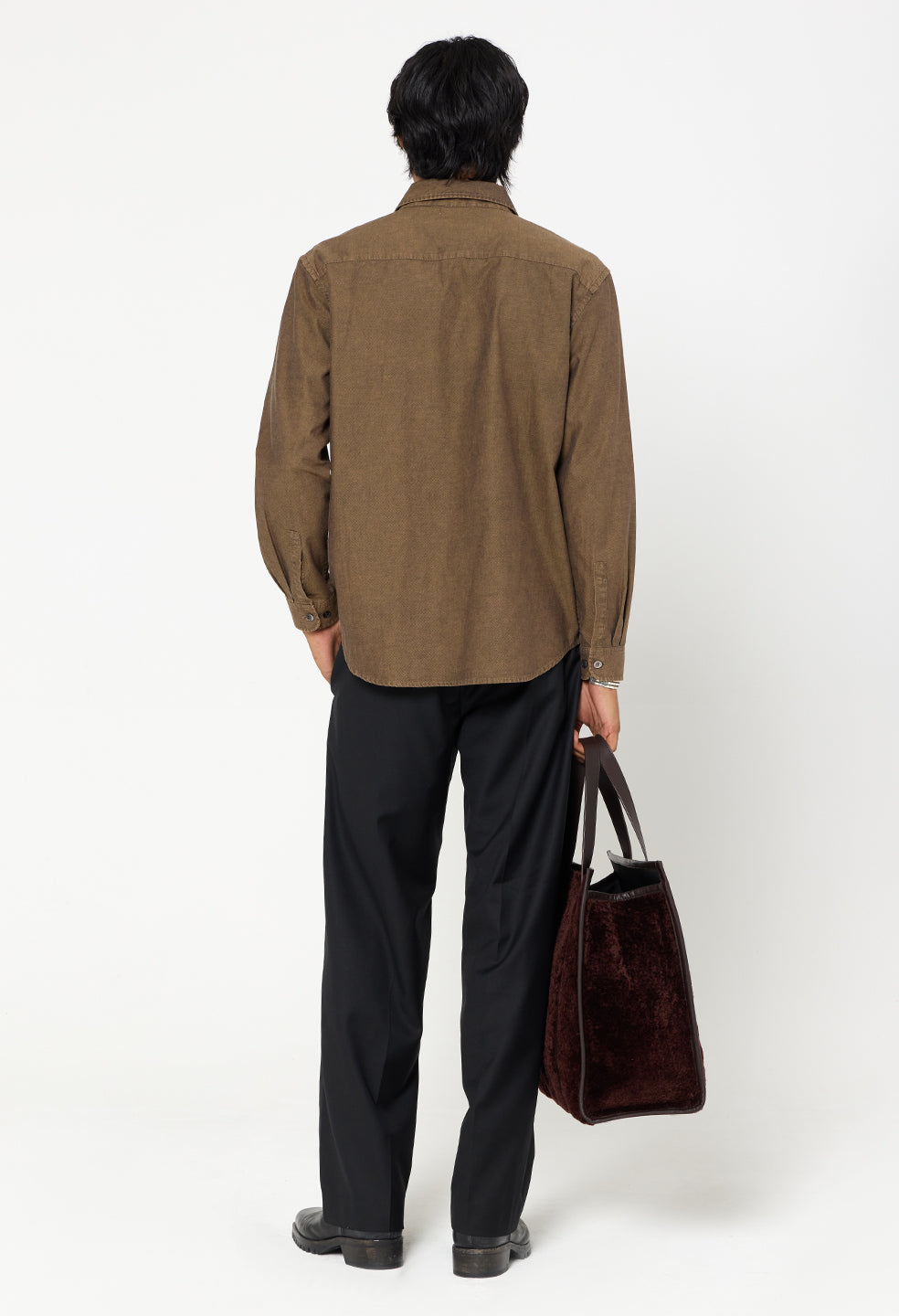 Kersey Cloak Button Up / Mocha