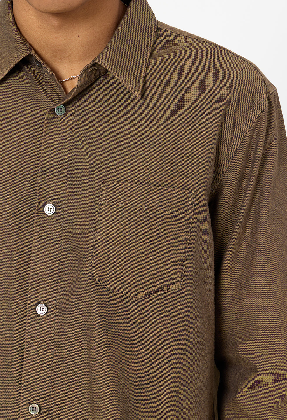Kersey Cloak Button Up / Mocha