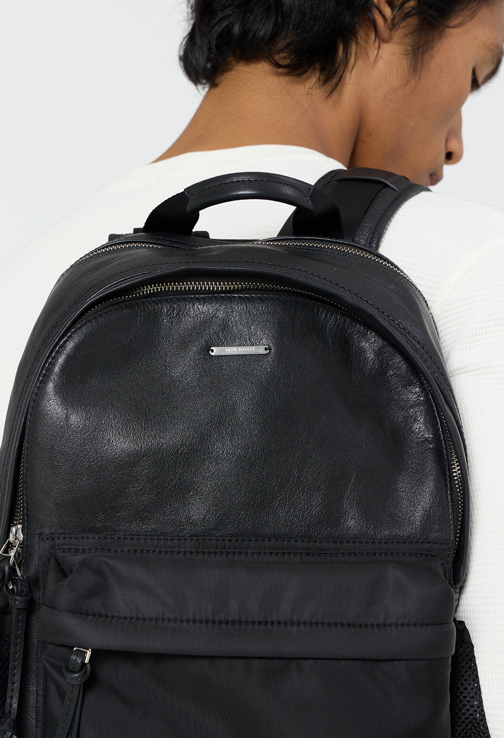 Leather Modular Backpack / Black