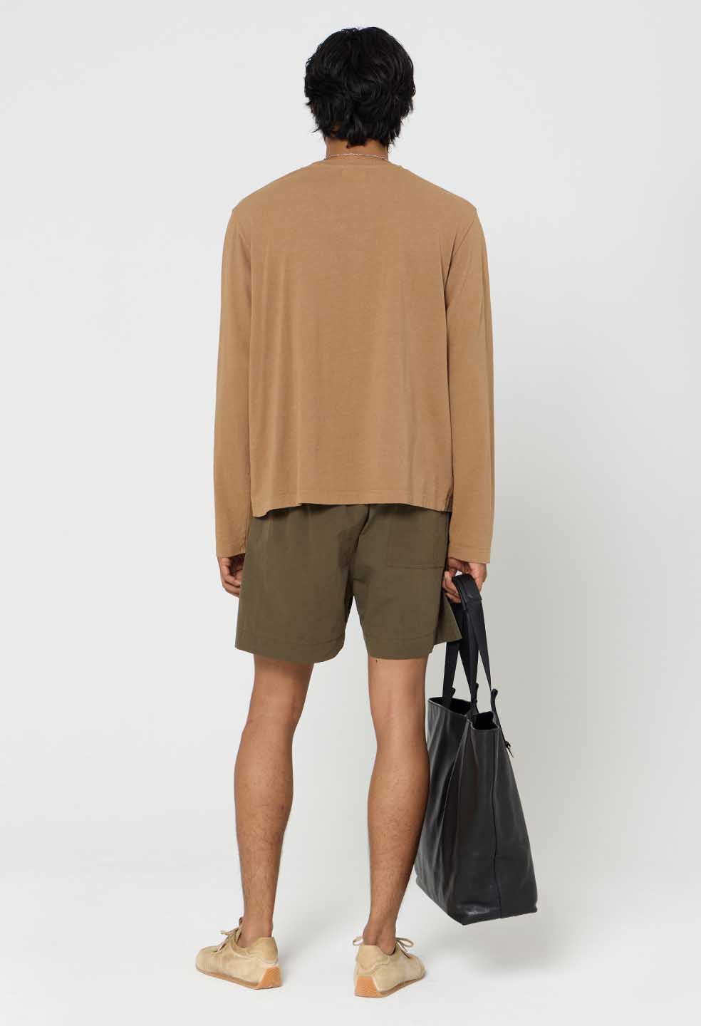 Air Spun LS Beach Pocket Tee / Latte