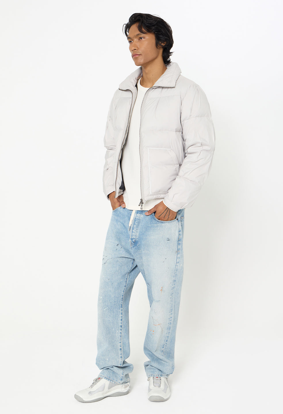 Raw Down Jacket  / Dove