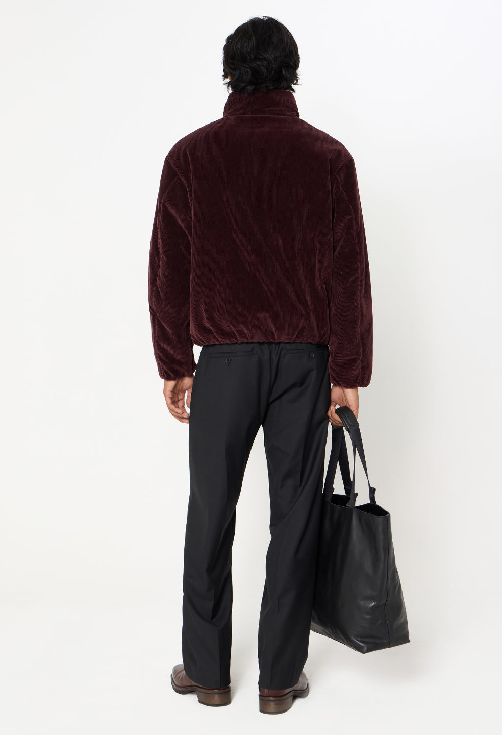 Corduroy Puffer Jacket / Oxblood