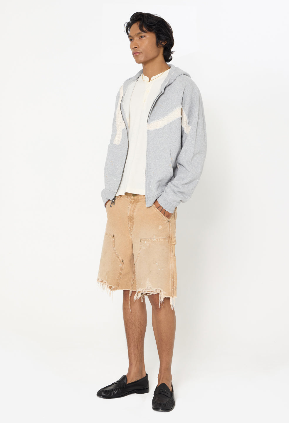 Kintsugi Full-Zip / Heather Grey