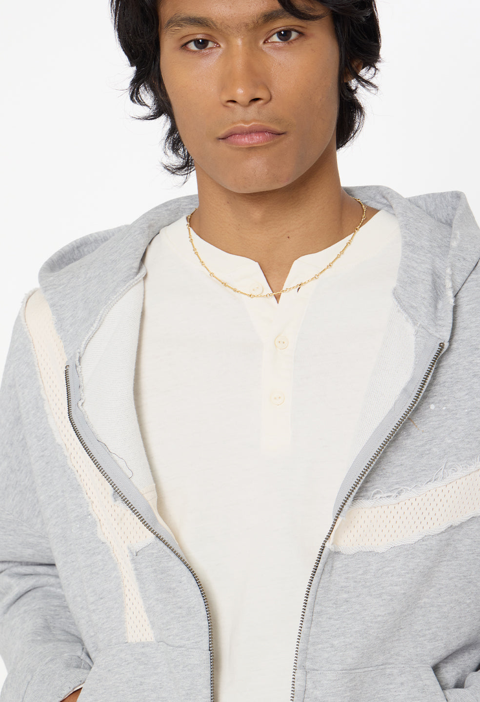Kintsugi Full-Zip / Heather Grey