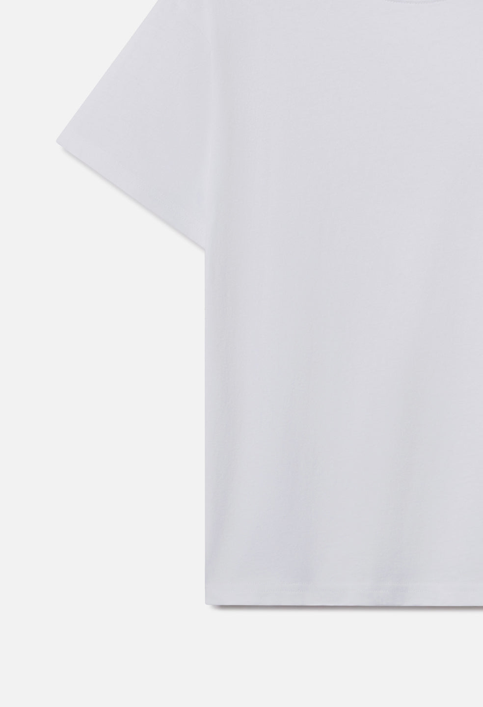 Air Spun Shrunken Tee / White