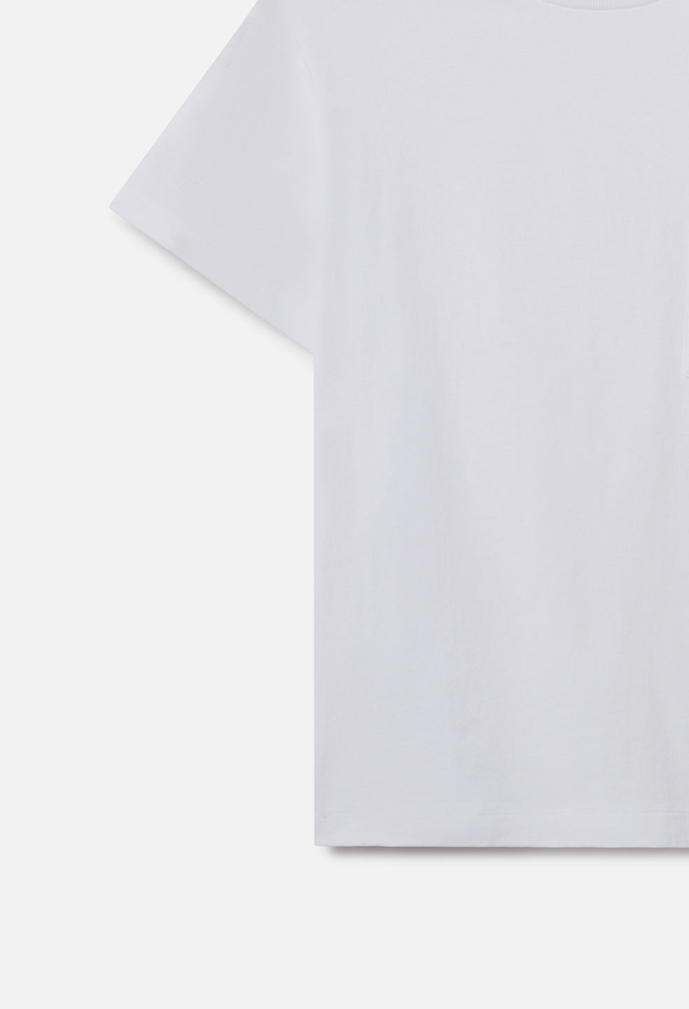 Air Spun Beach Pocket Tee / White
