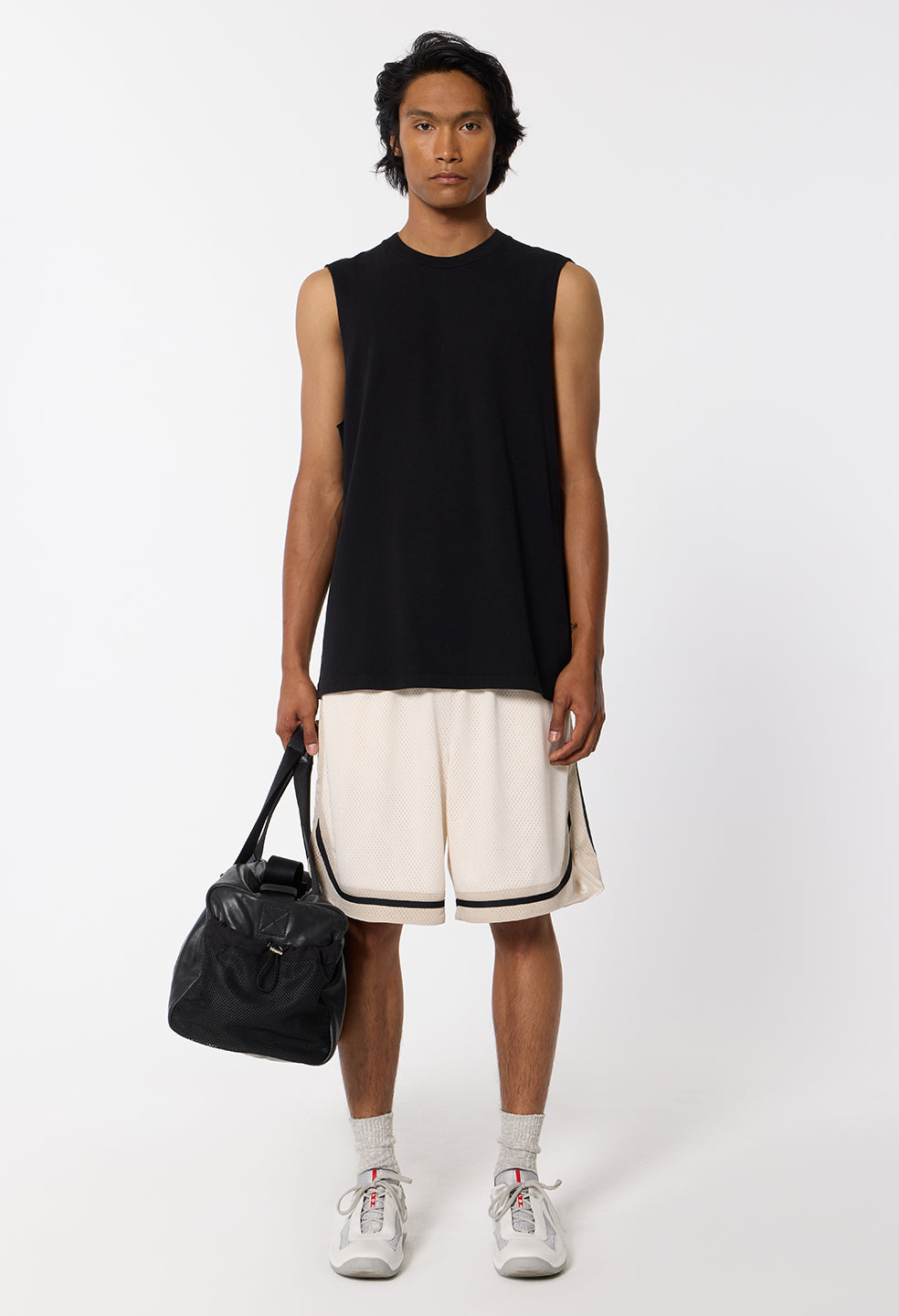 Air Spun Campus Cut-Off Tee / Black