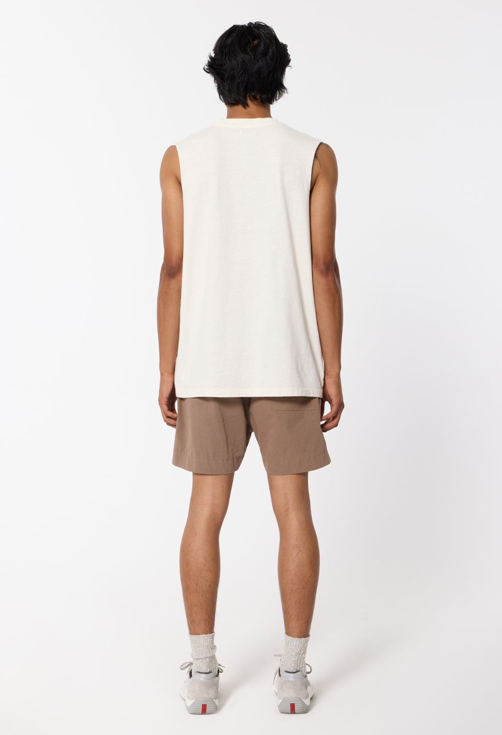 Air Spun Campus Cut-Off Tee / Salt