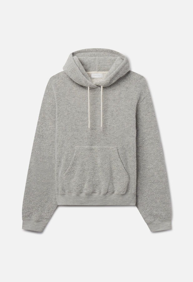 Andes Wool Fleece Pullover / Heather Grey
