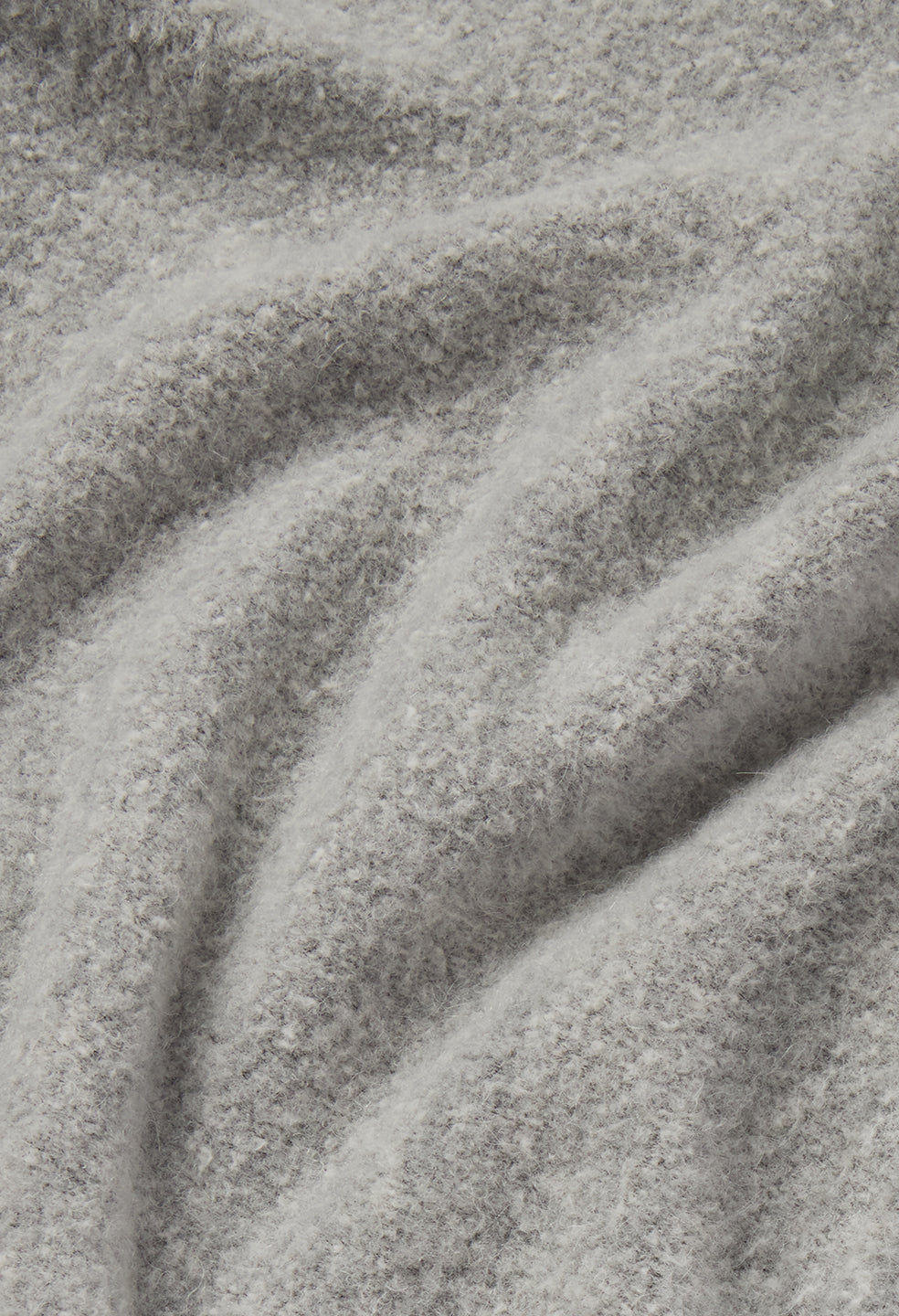 Andes Wool Fleece Pullover / Heather Grey