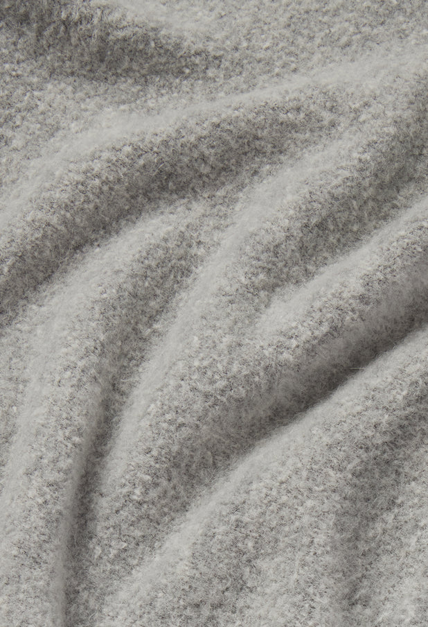 Andes Wool Fleece Pullover / Heather Grey