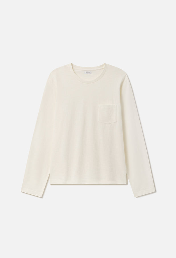 Air Spun LS Beach Pocket Tee / Salt