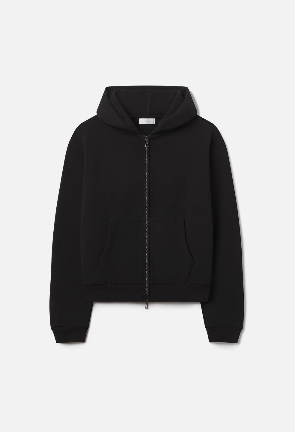 Silk Noil Full-Zip / Black