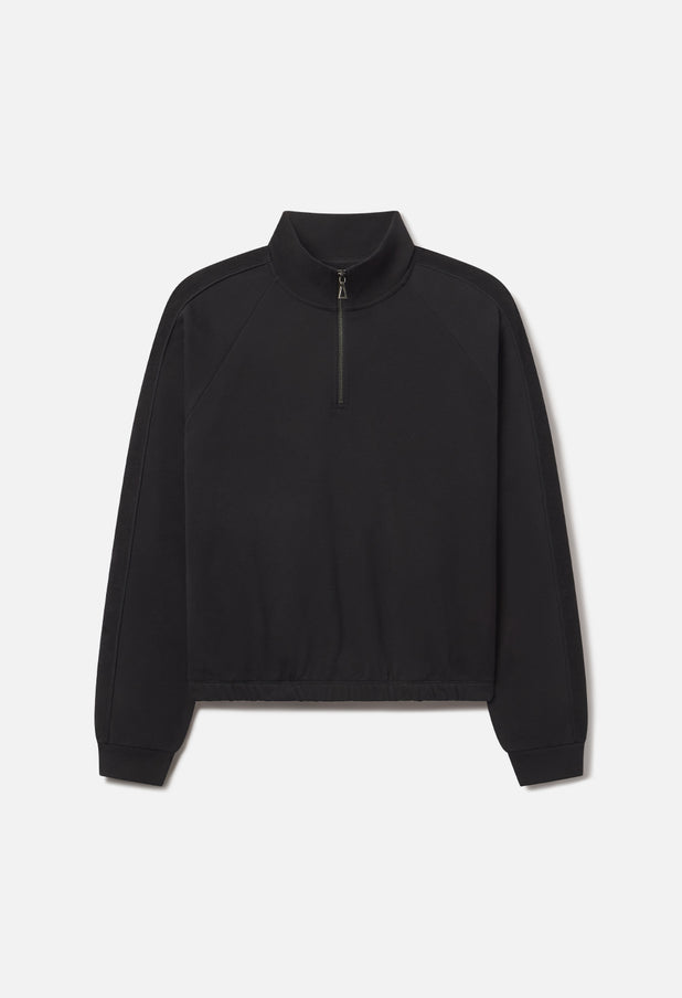 Track Half Zip / Black