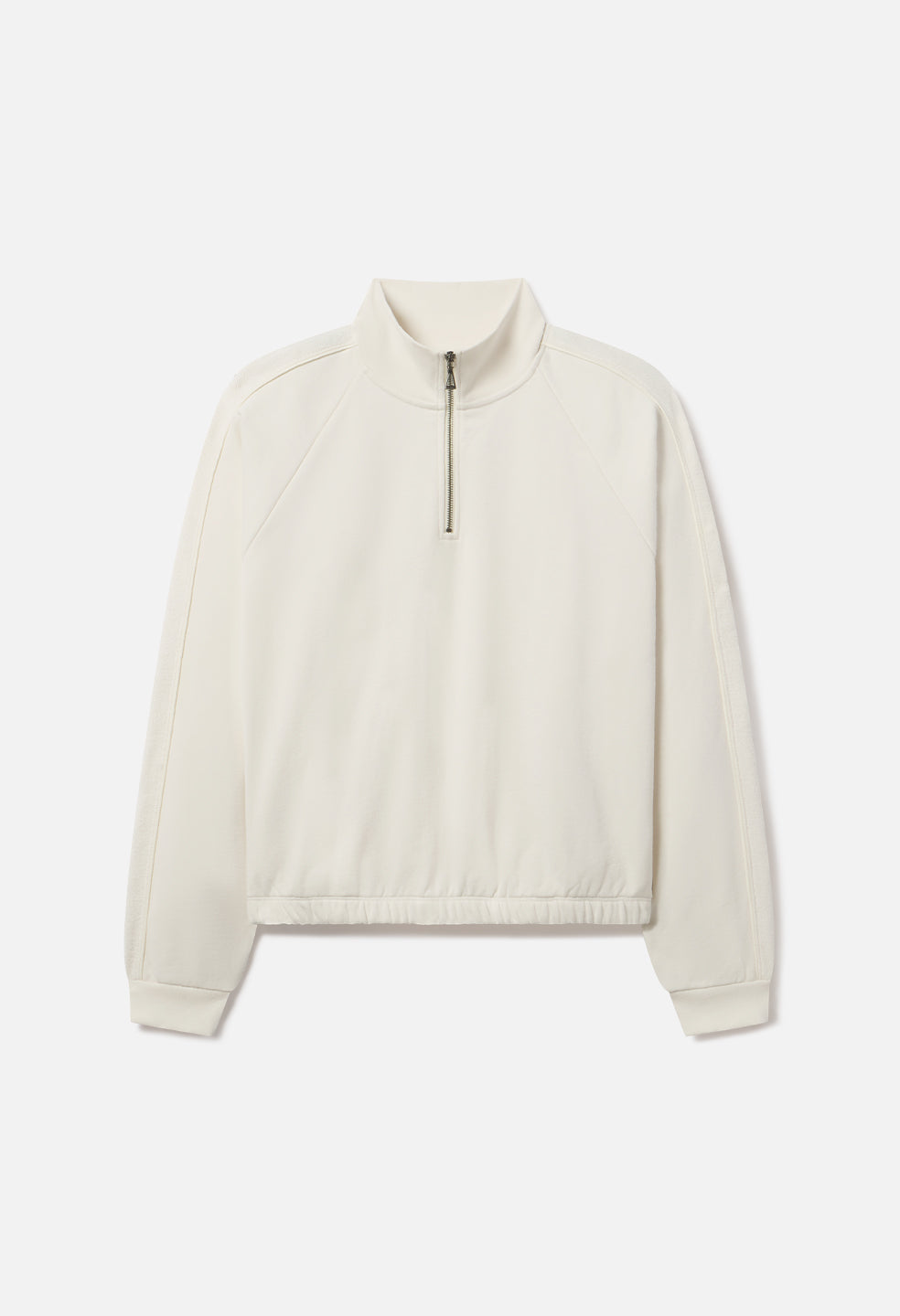 Track Half Zip / Salt
