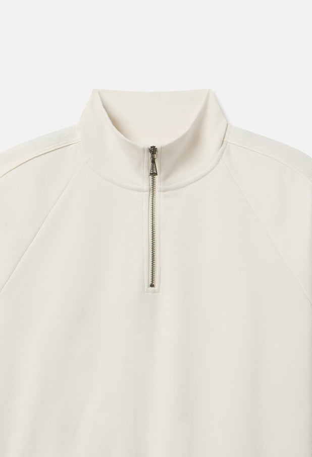 Track Half Zip / Salt