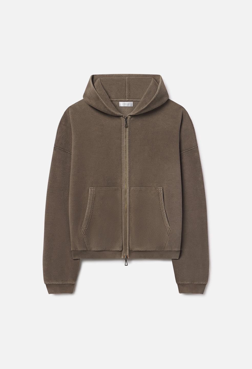 Reverse Terry Frances Full-Zip / Washed Oak