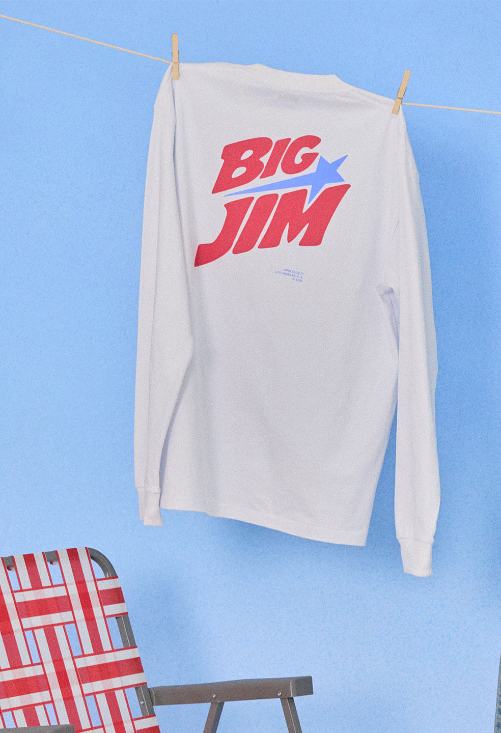 Recycled Cotton LS University Tee / Big Jim