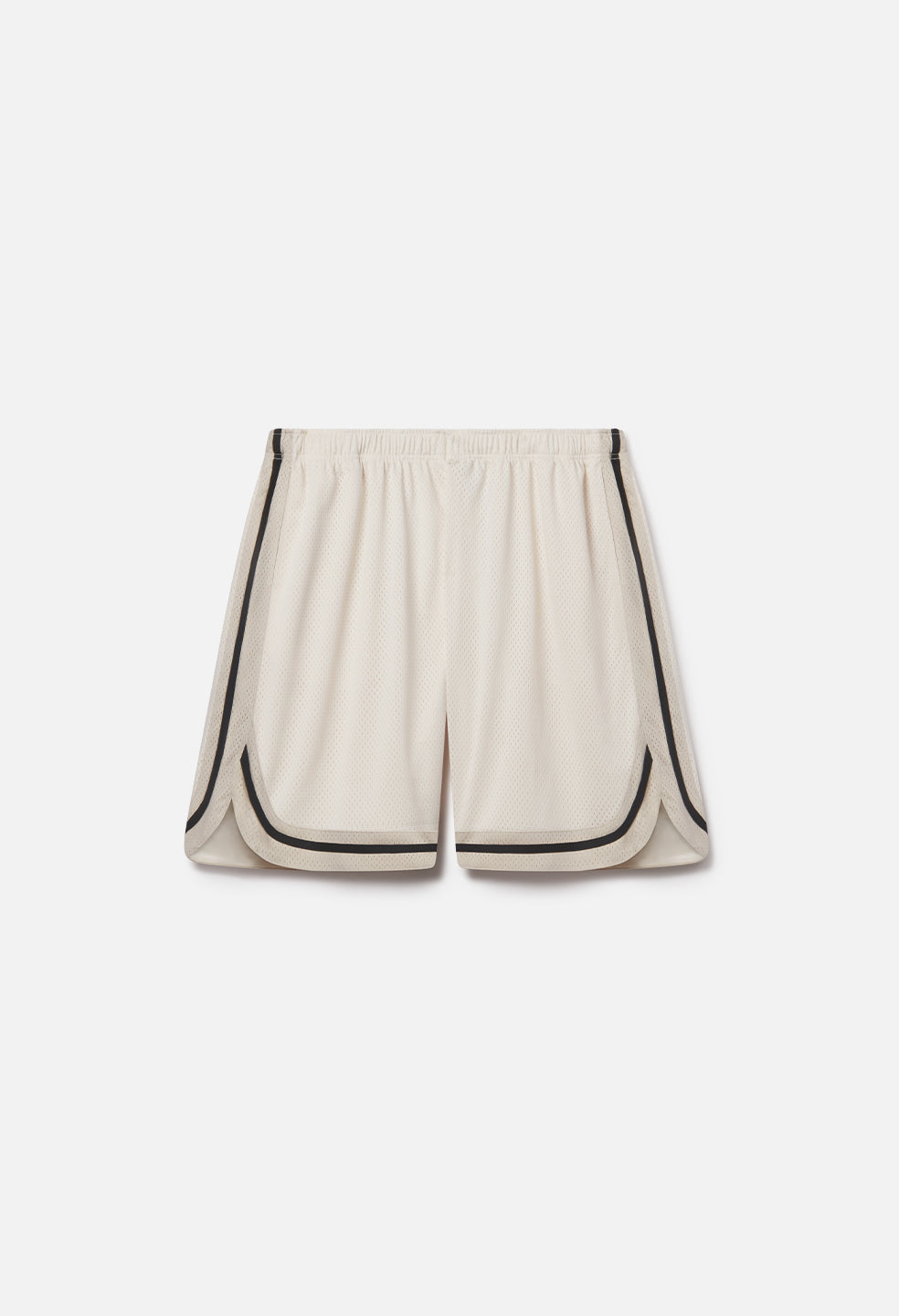 Shaolin Oversized Court Shorts / Salt x Tan
