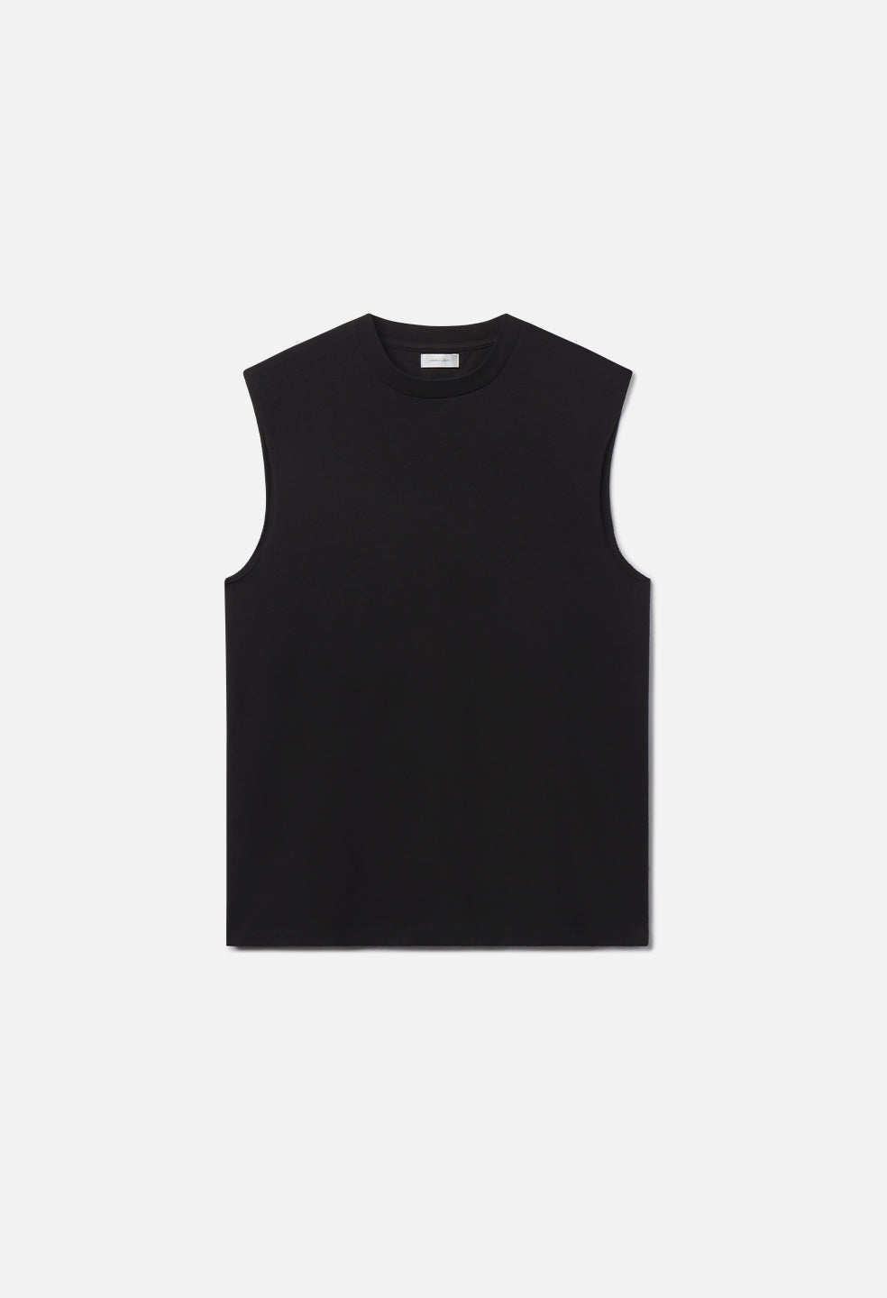 Recycled Cotton Campus Cut-Off Tee / Black
