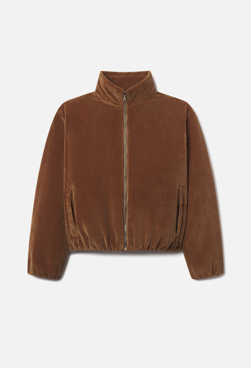 Corduroy Puffer Jacket / Bronze
