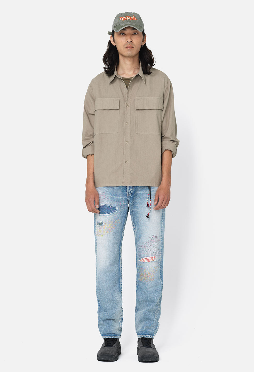 JOHNELLIOTT COTTON HIMALAYAN WORKSHIRT1s