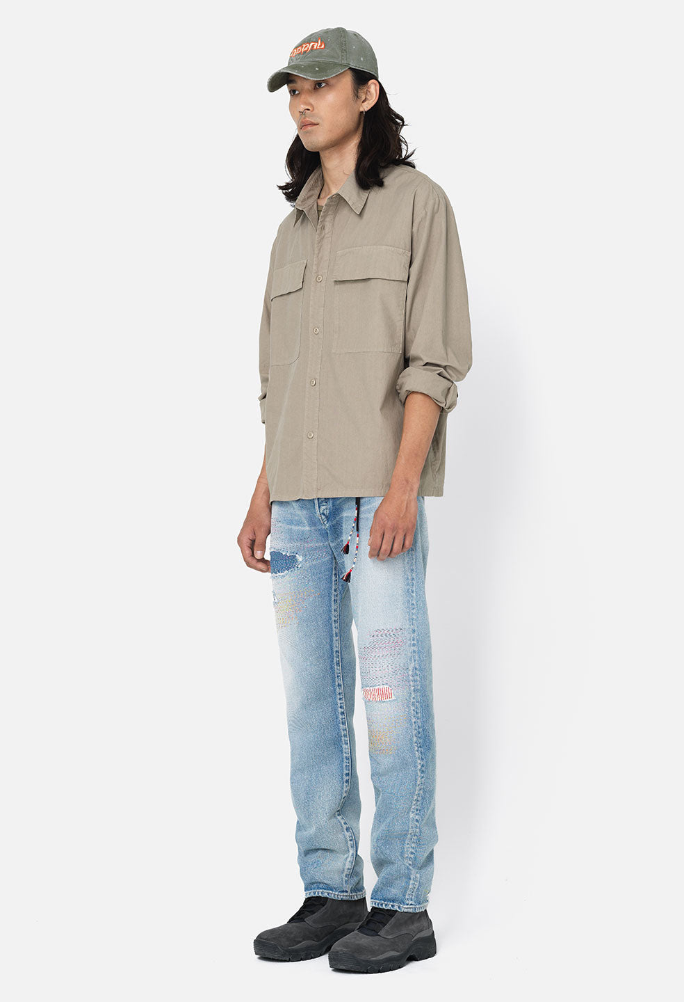 JOHNELLIOTT COTTON HIMALAYAN WORKSHIRT1s